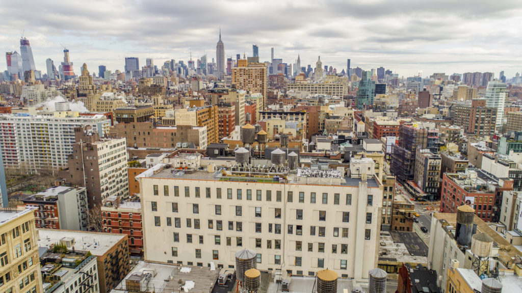 View north from 632 Broadway
