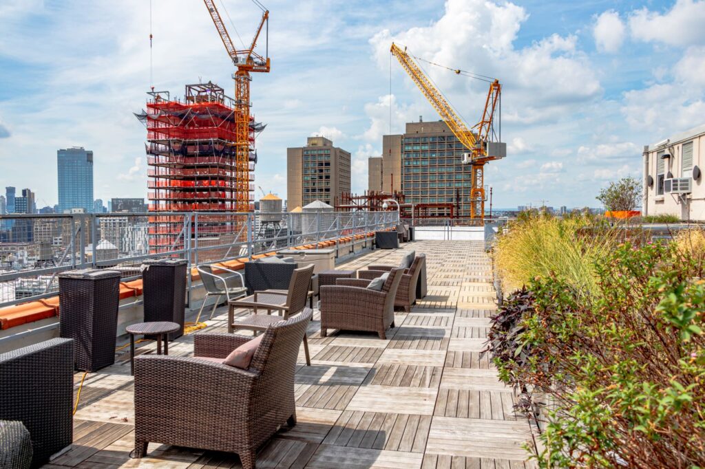 Roof terrace lounge