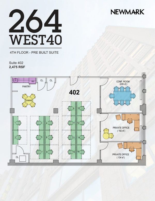 Suite 402 flyer, page 1